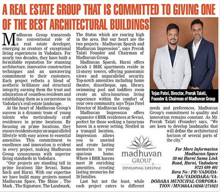 Real estate developers in Vadodara